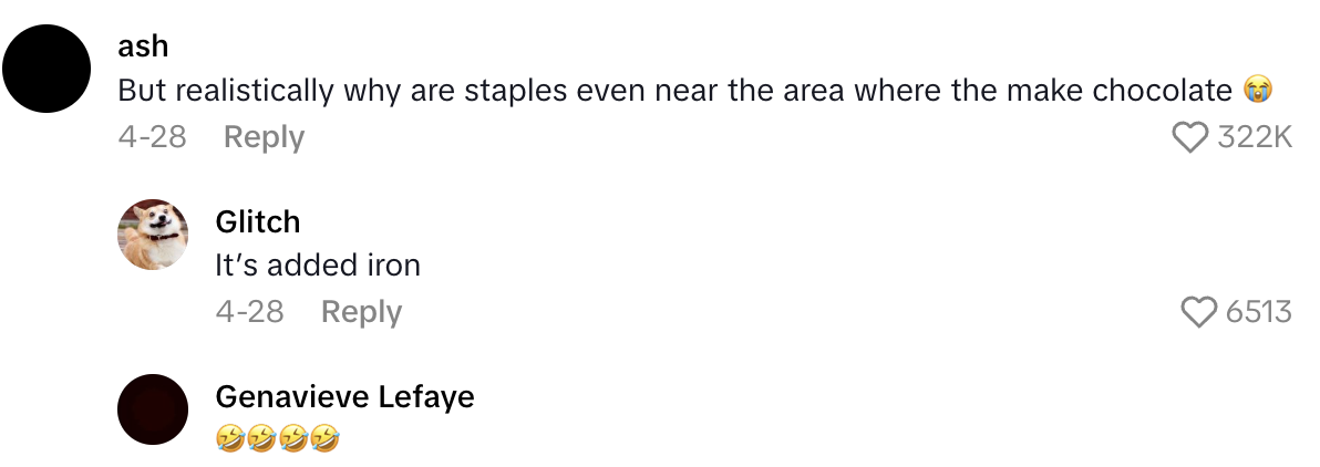 Screenshot 2025 06 26 at 2.30.57 PM Cadbury Customer Said She Found A Staple In Her Chocolate Bar.   The lawsuit is getting serious now.